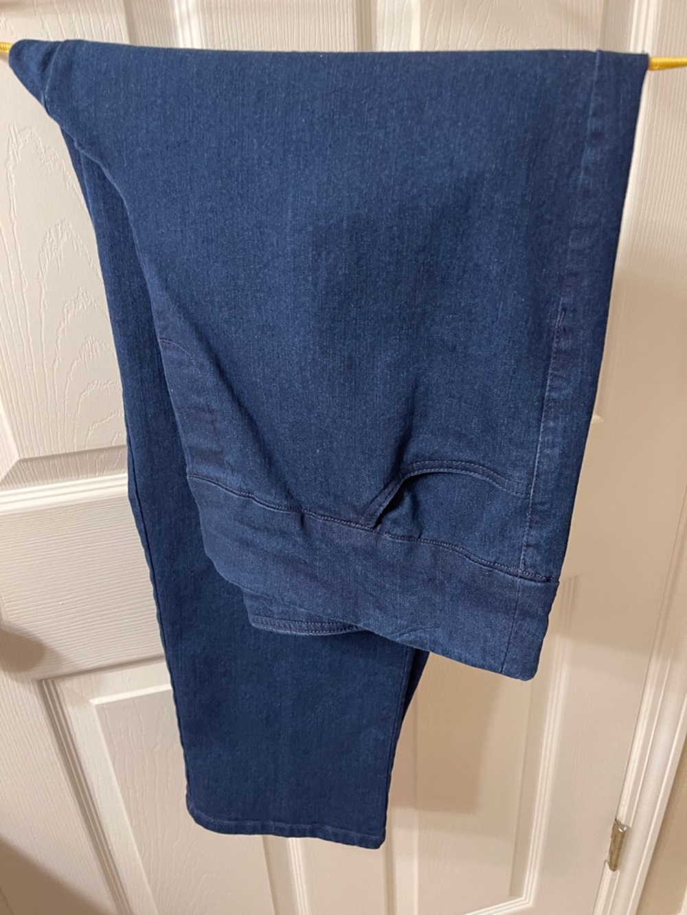 Alfred Dunner Dark Navy Stretch Pull-On Jeans